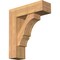Ekena Millwork Balboa Block Smooth Bracket w/ Offset Brace, Western Red Cedar, 7 1/2"W x 24"D x 28"H BKT0806X24X28BOA05SWR - alternate 1